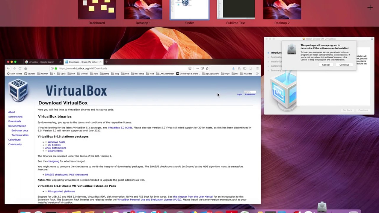 windows virtualbox for mac